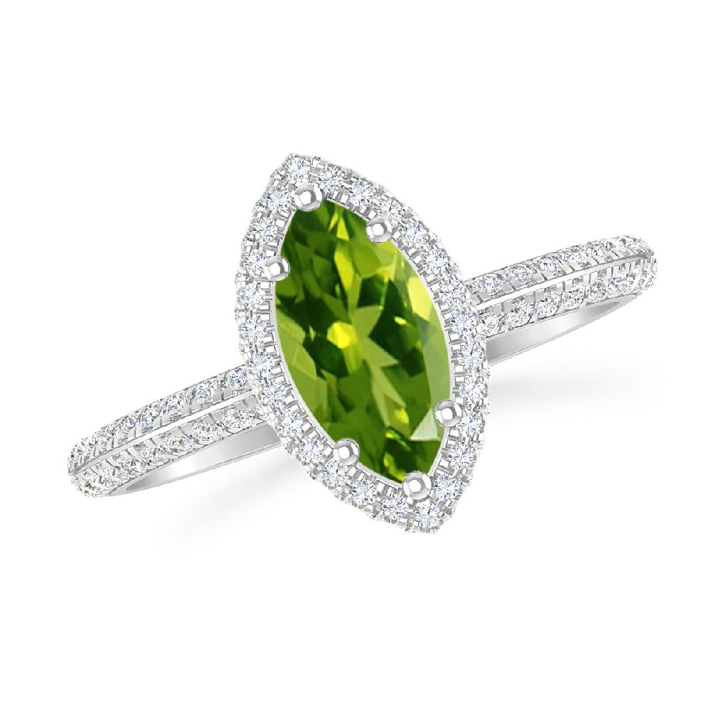 White Gold - Peridot