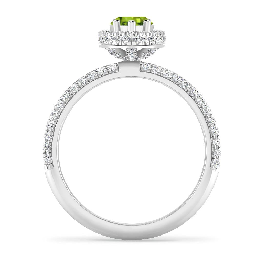 White Gold - Peridot