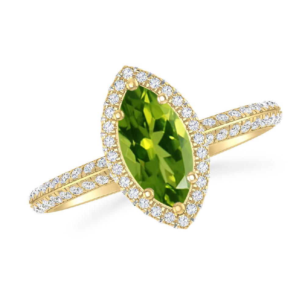 Yellow Gold - Peridot