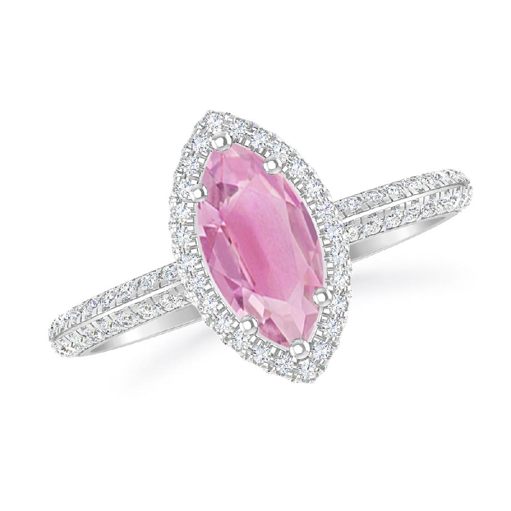 White Gold - Pink Tourmaline