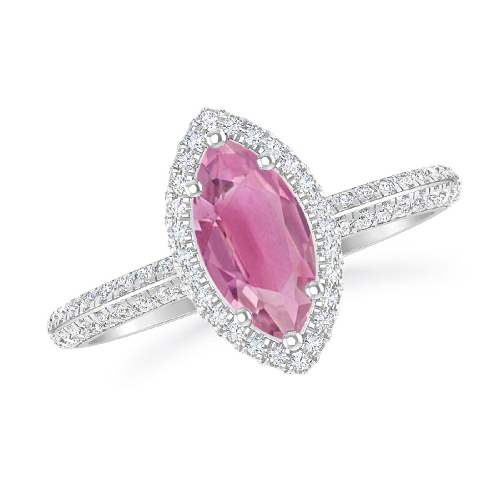 White Gold - Pink Tourmaline