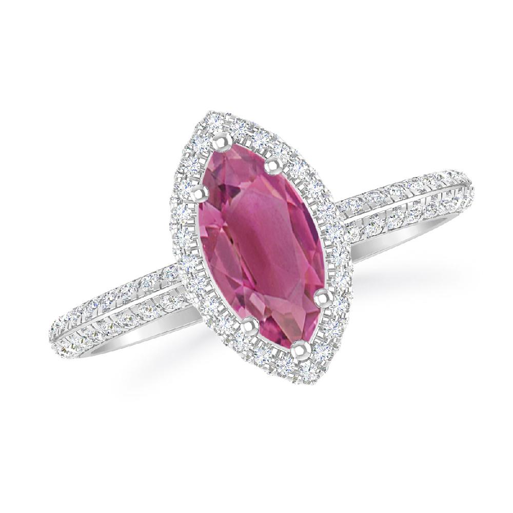 White Gold - Pink Tourmaline