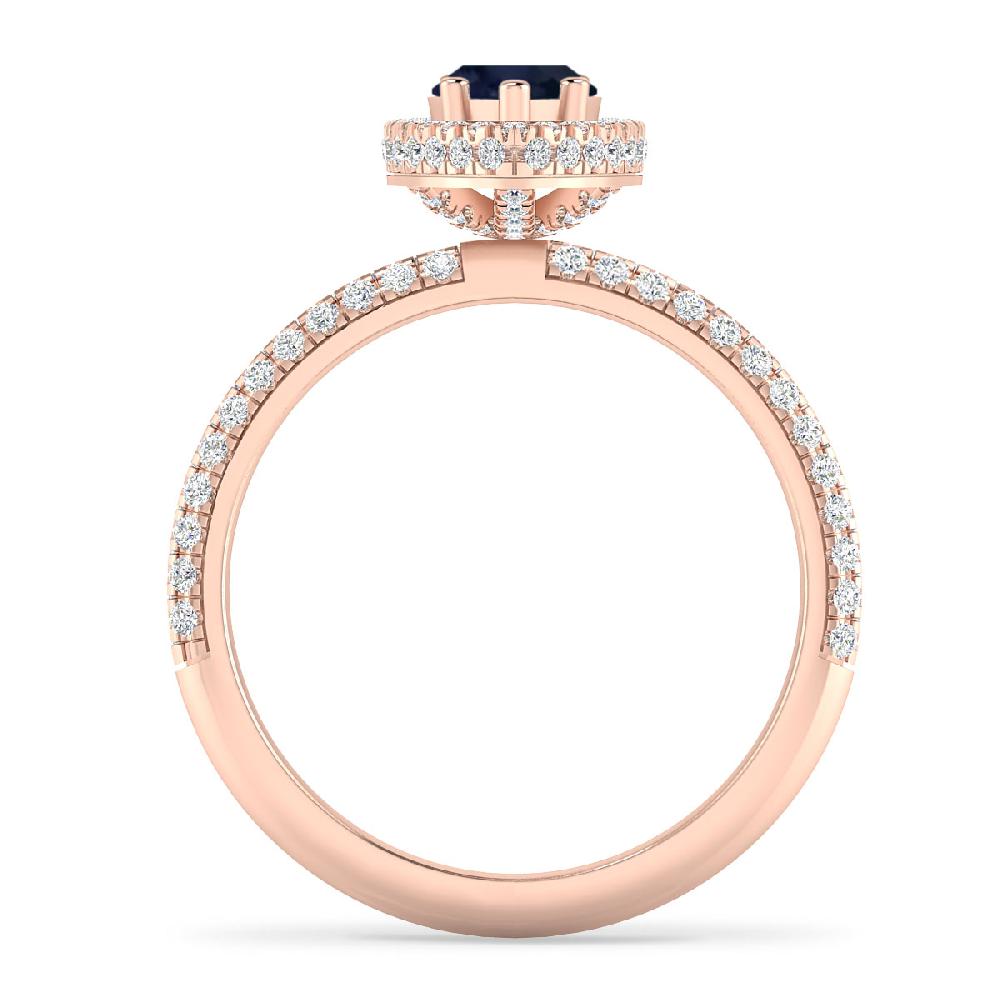 Rose Gold - Sapphire