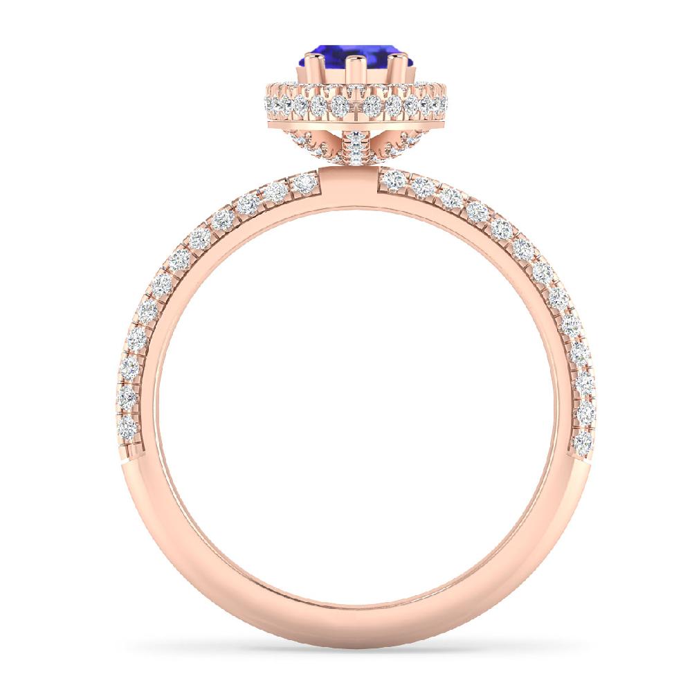 Rose Gold - Tanzanite