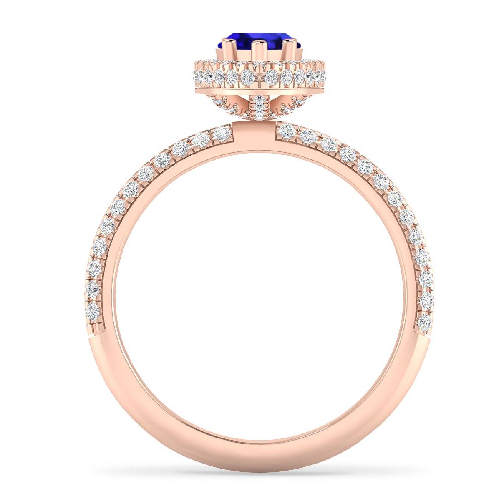 Rose Gold - Tanzanite