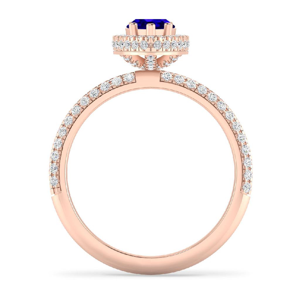 Rose Gold - Tanzanite