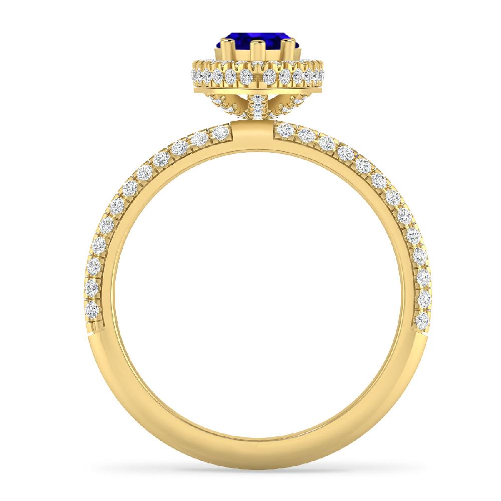 Yellow Gold - Tanzanite