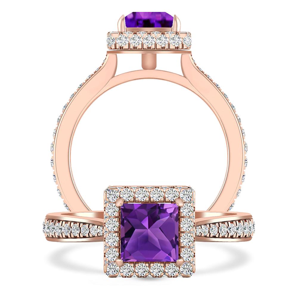 Rose Gold - Amethyst