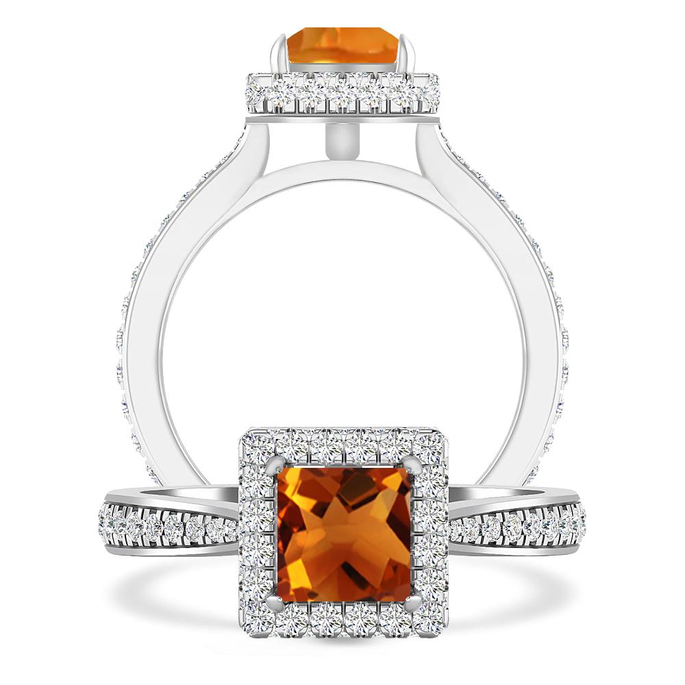 White Gold - Citrine