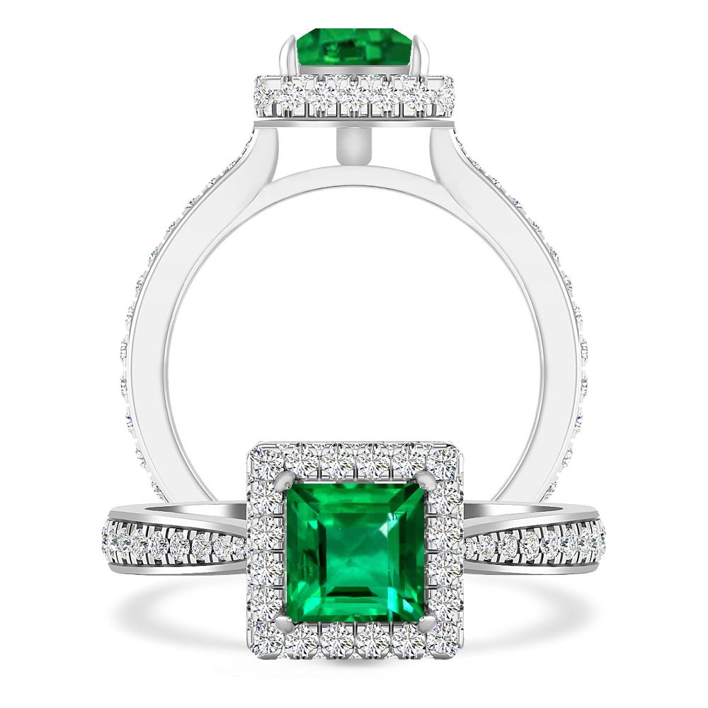 White Gold - Emerald