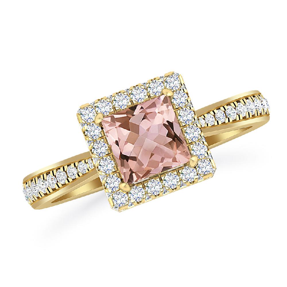 Yellow Gold - Morganite