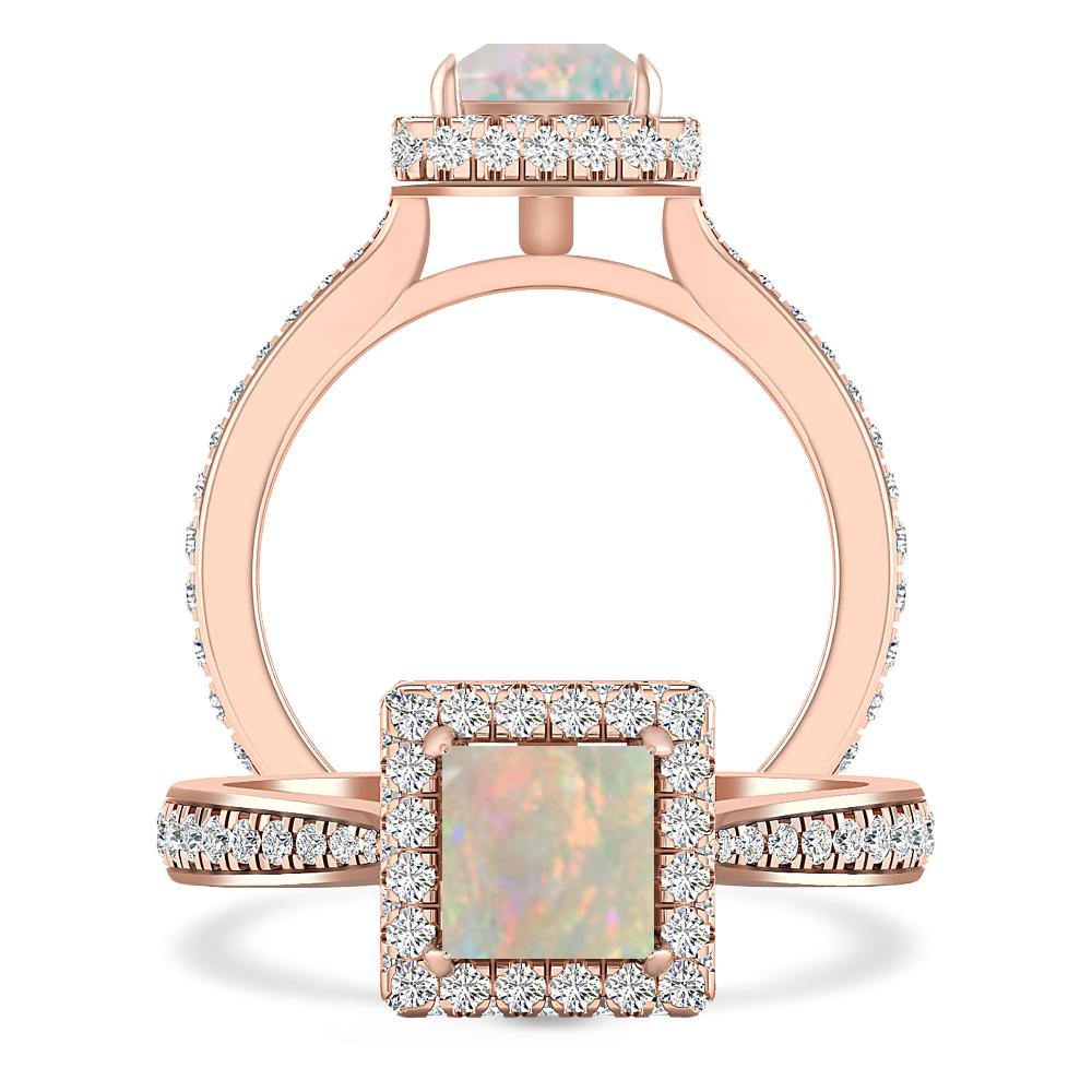 Rose Gold - Opal