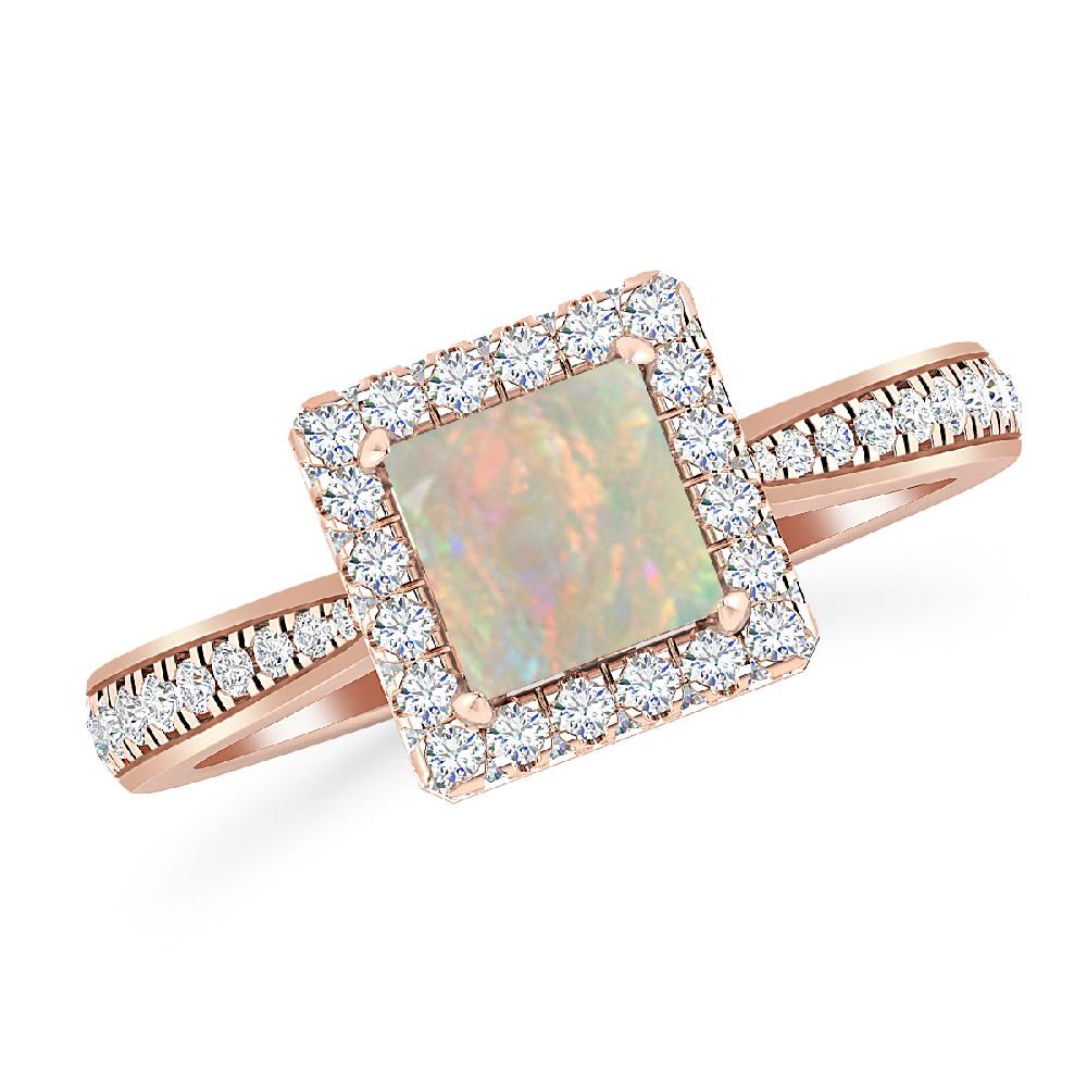 Rose Gold - Opal