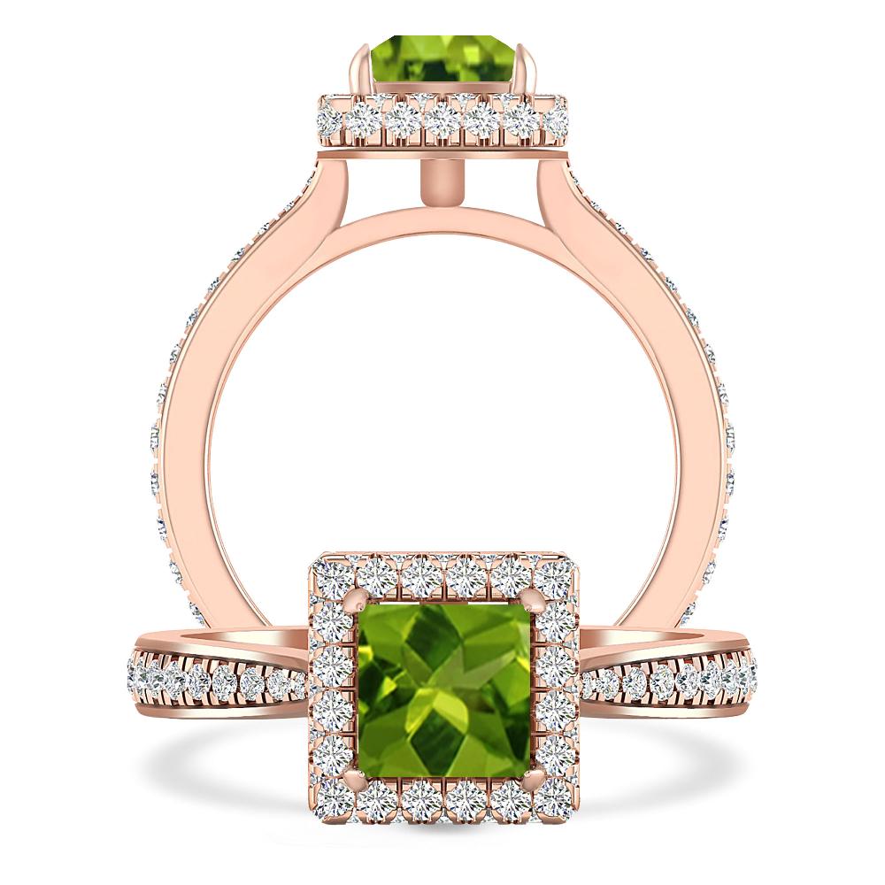 Rose Gold - Peridot