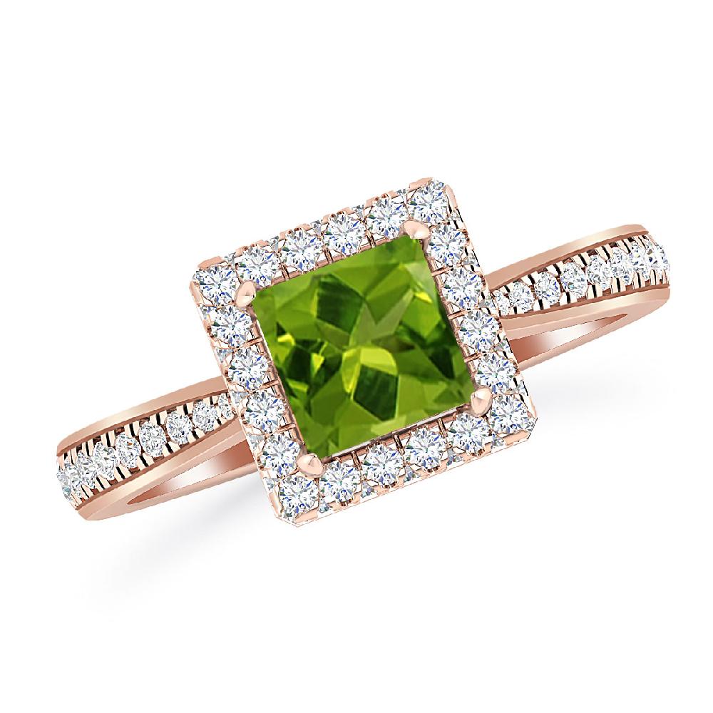 Rose Gold - Peridot