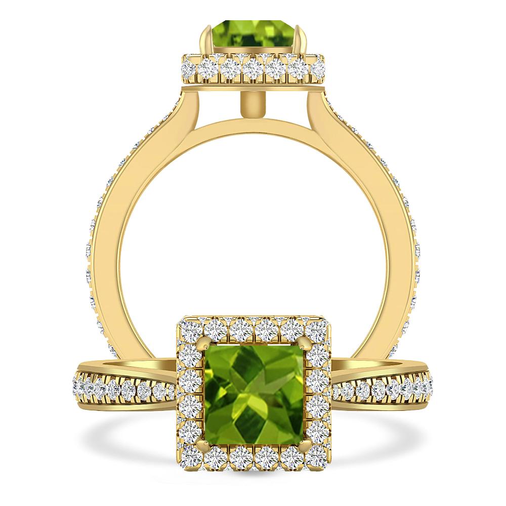 Yellow Gold - Peridot