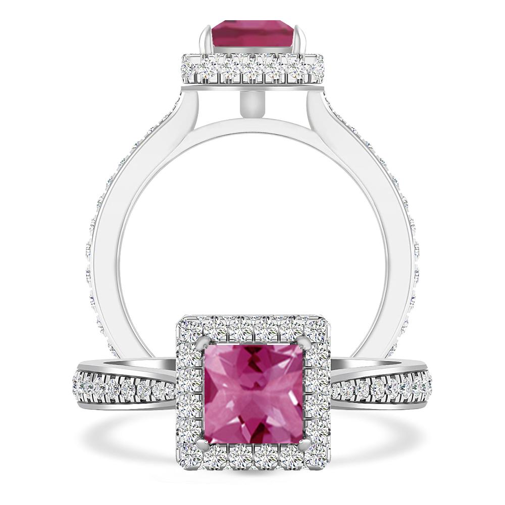 White Gold - Pink Tourmaline