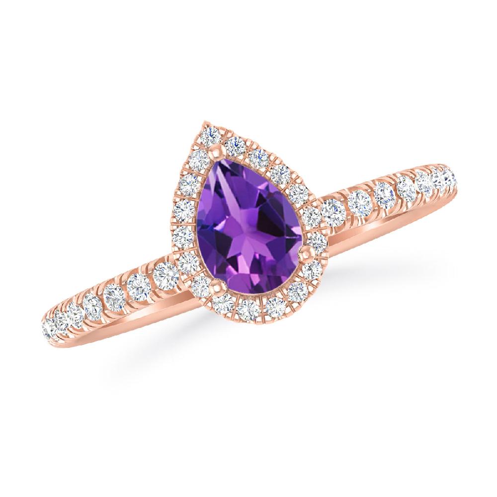 Rose Gold - Amethyst