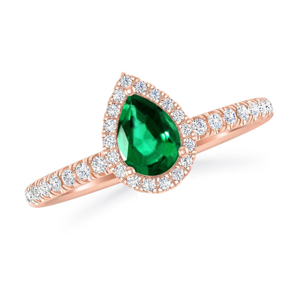 Rose Gold - Emerald