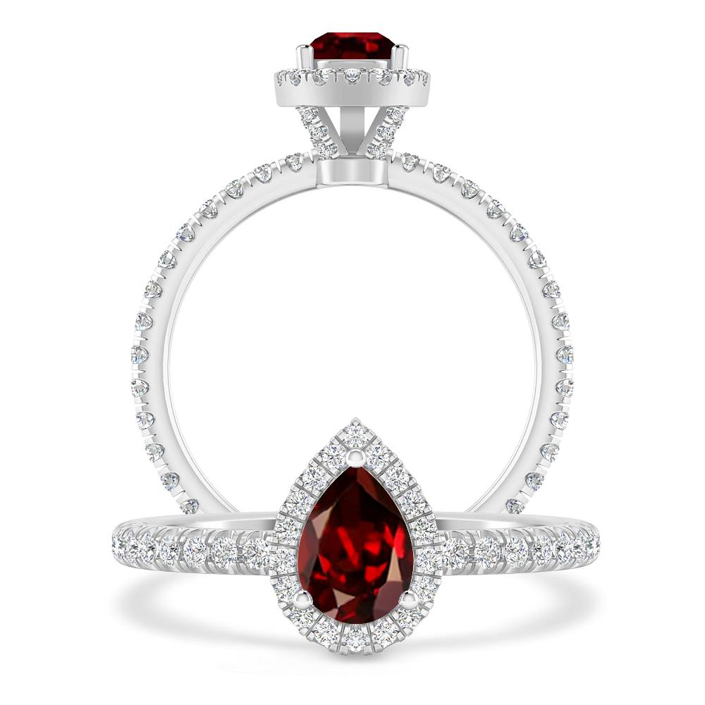 White Gold - Garnet