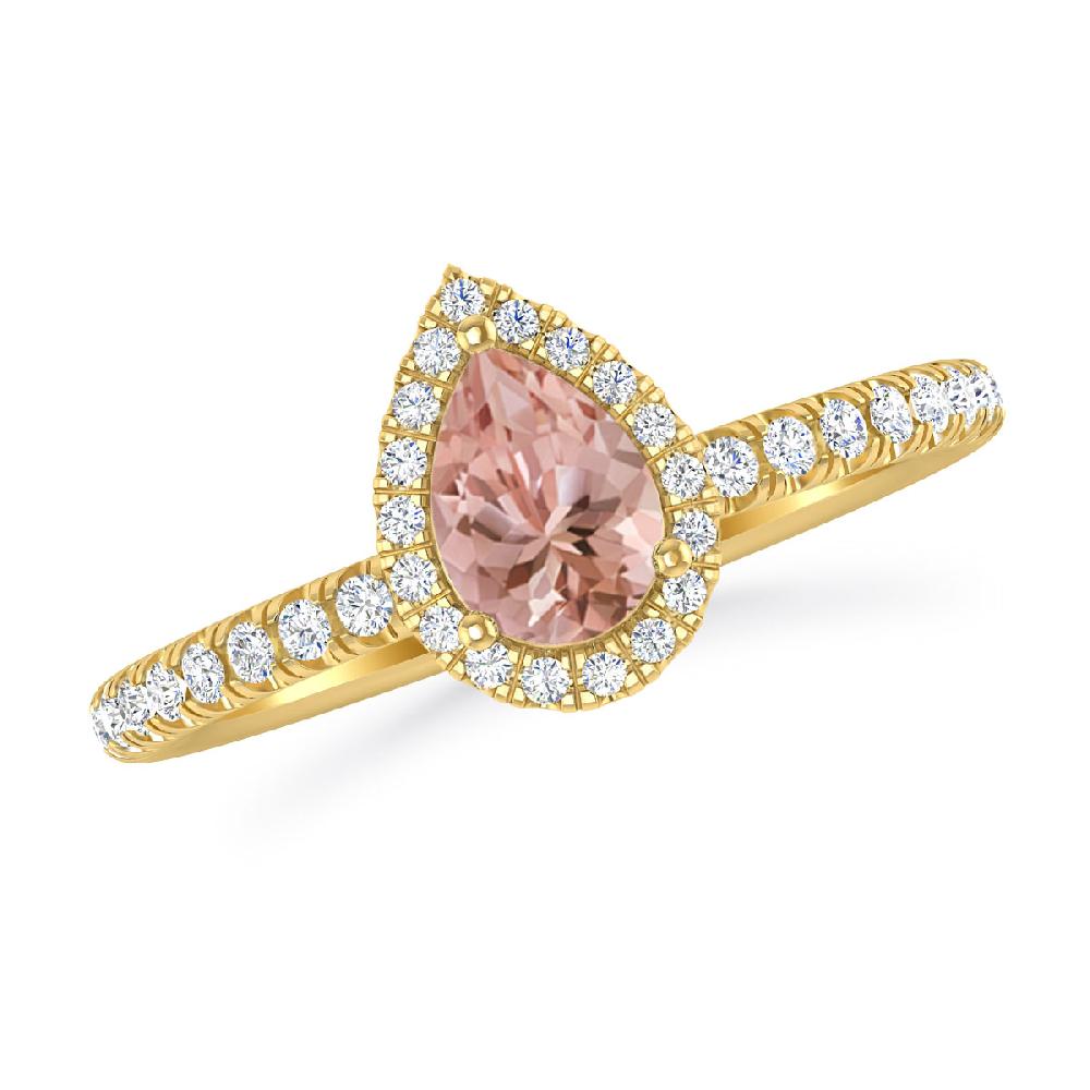 Yellow Gold - Morganite