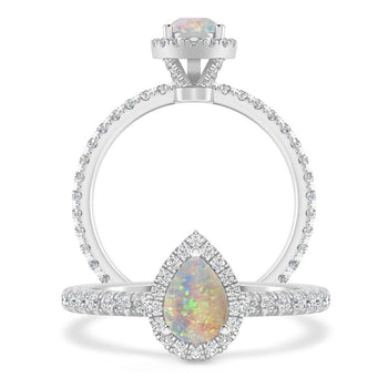 White Gold - Opal