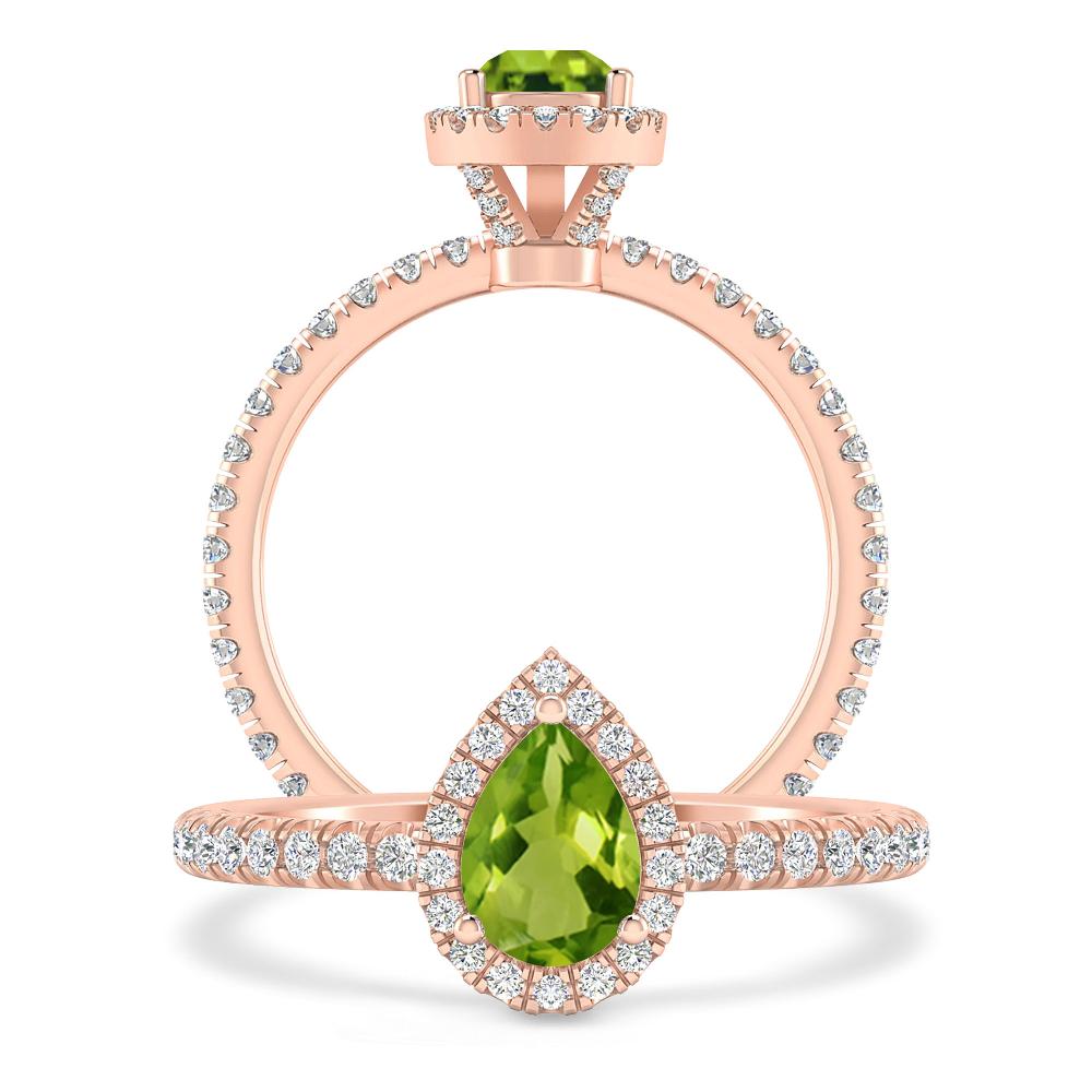 Rose Gold - Peridot