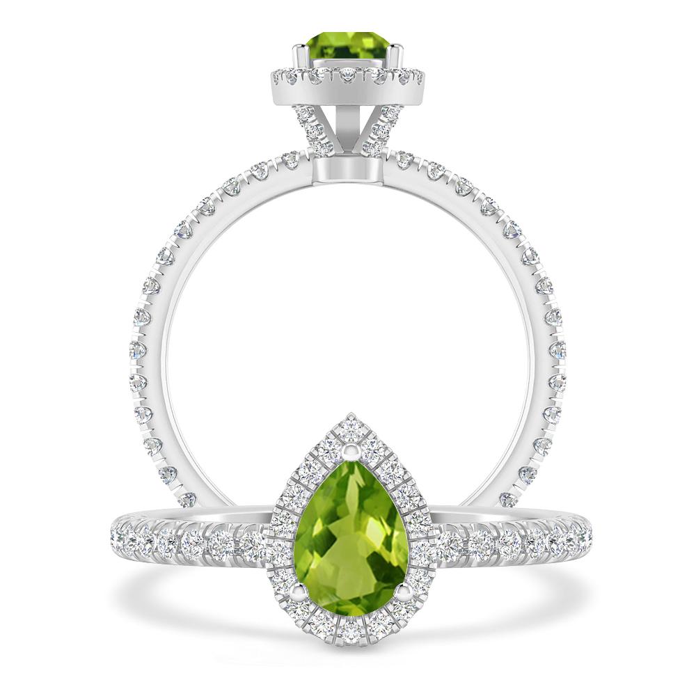 White Gold - Peridot