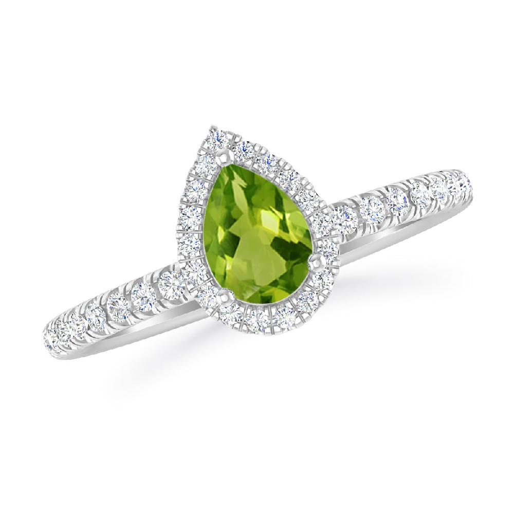 White Gold - Peridot