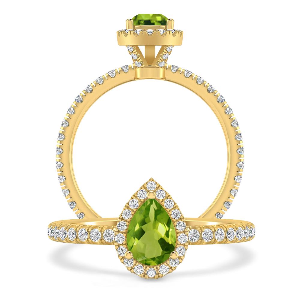 Yellow Gold - Peridot