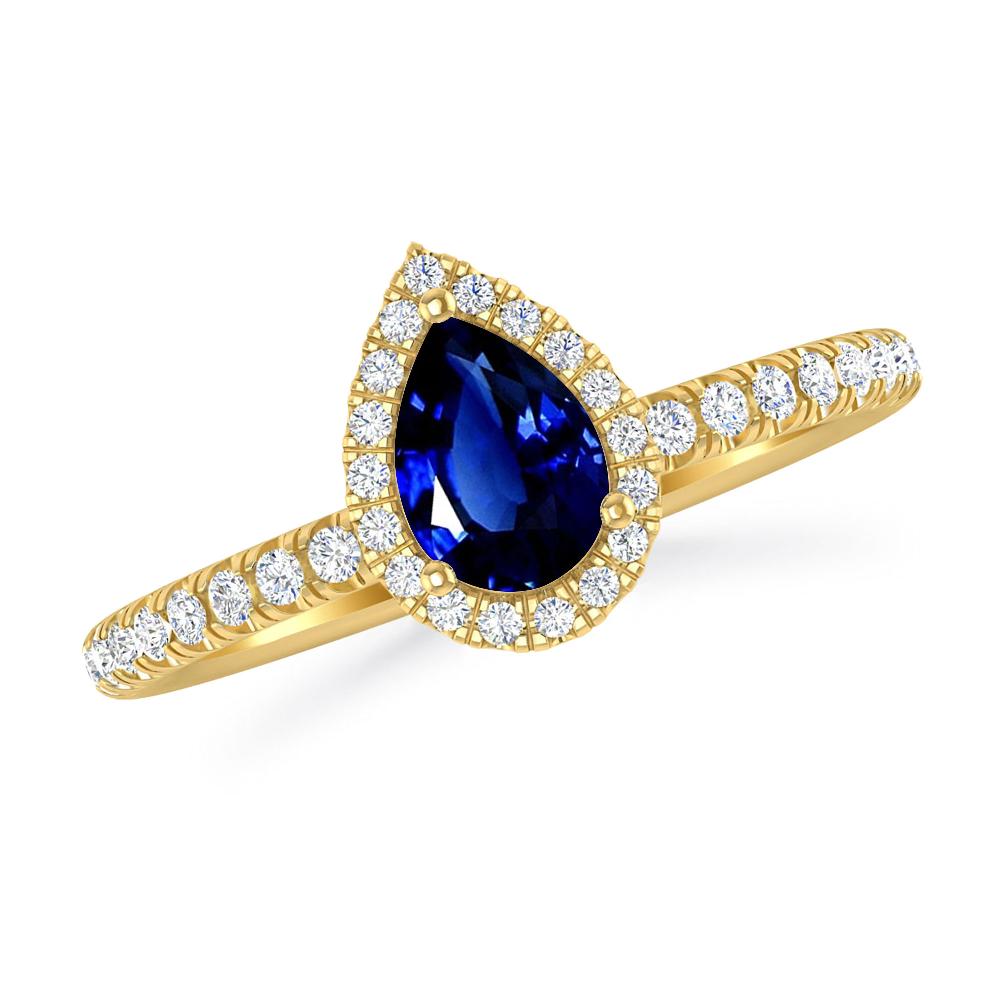 Yellow Gold - Sapphire