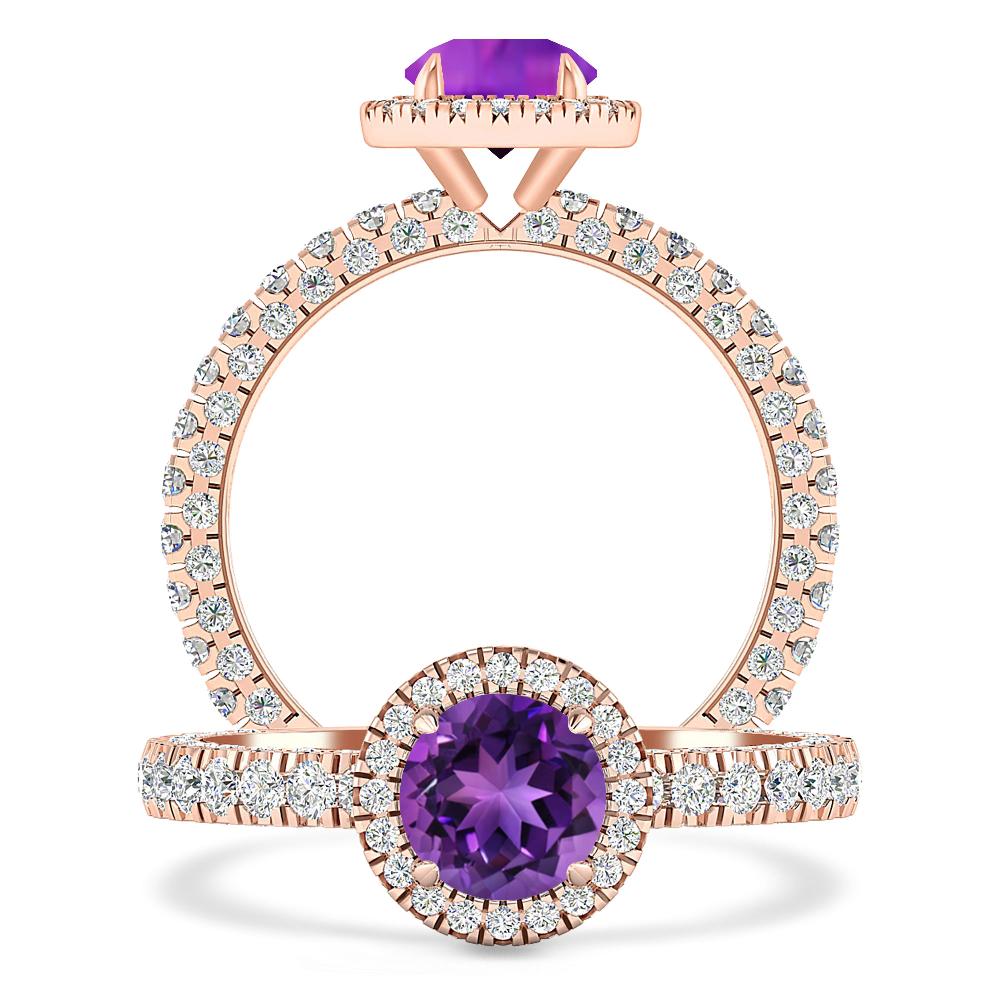 Rose Gold - Amethyst