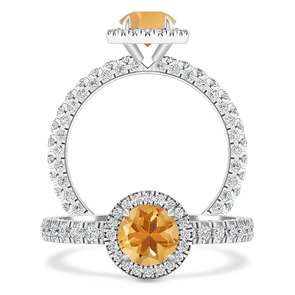 White Gold - Citrine