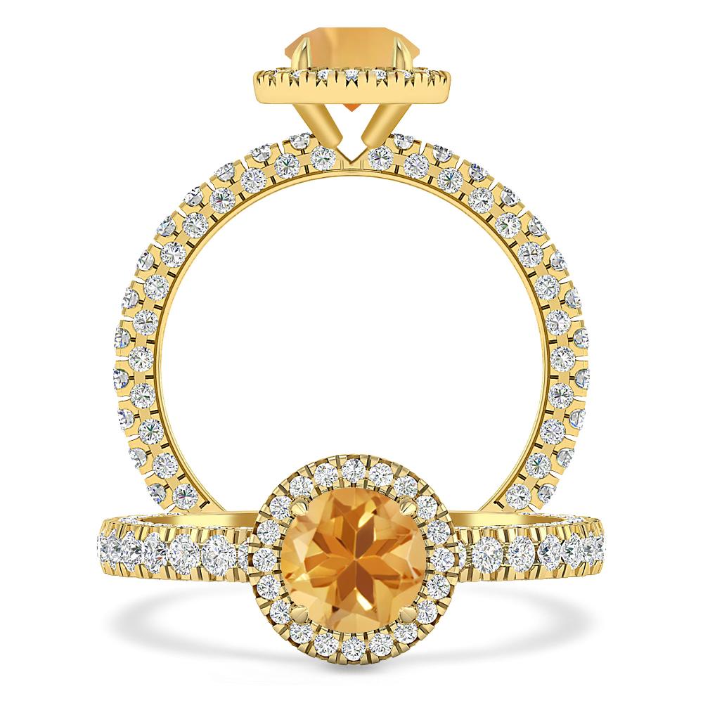 Yellow Gold - Citrine