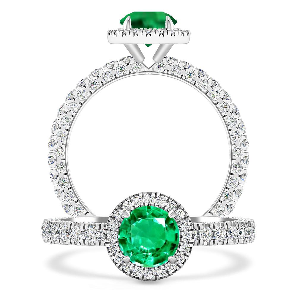 White Gold - Emerald