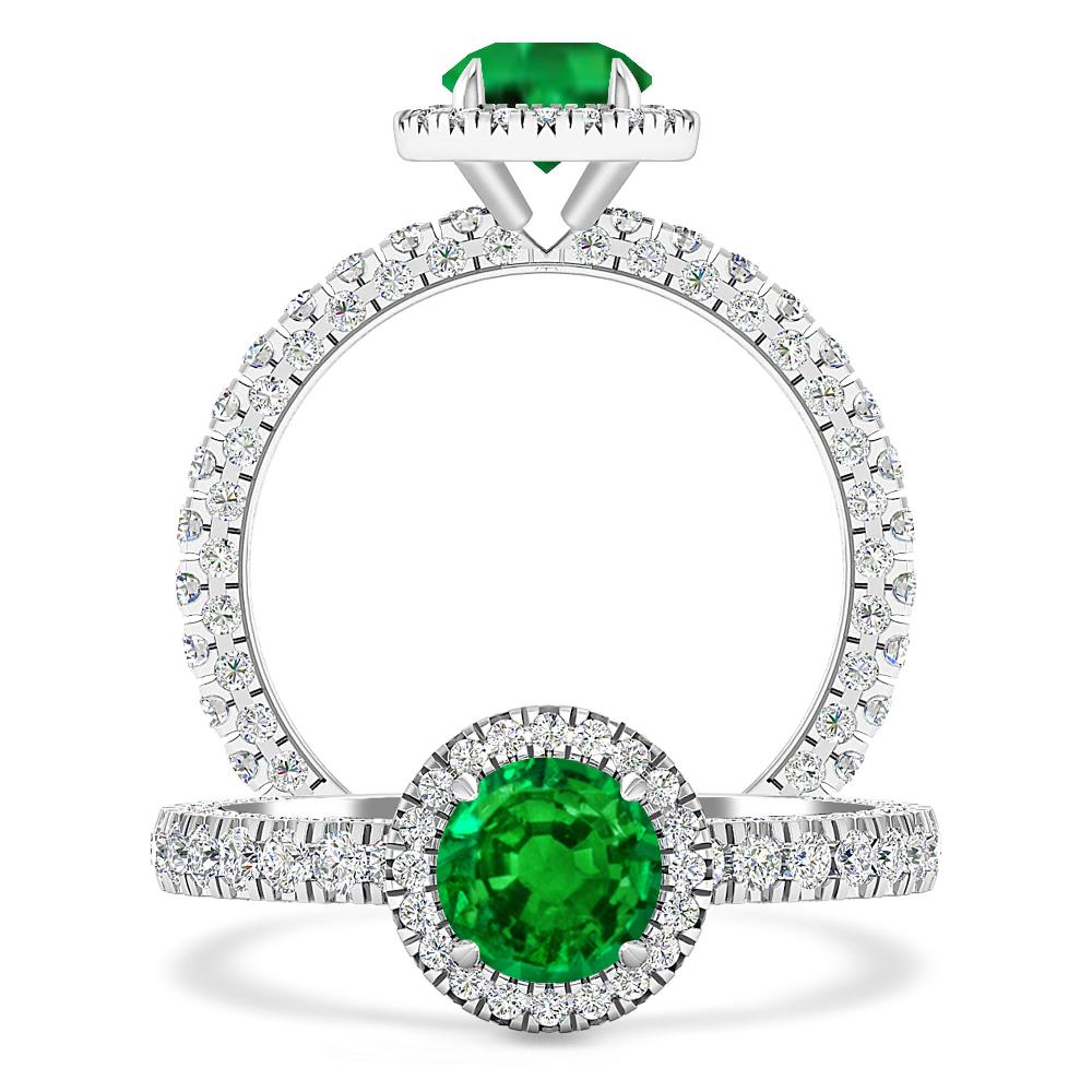 White Gold - Emerald