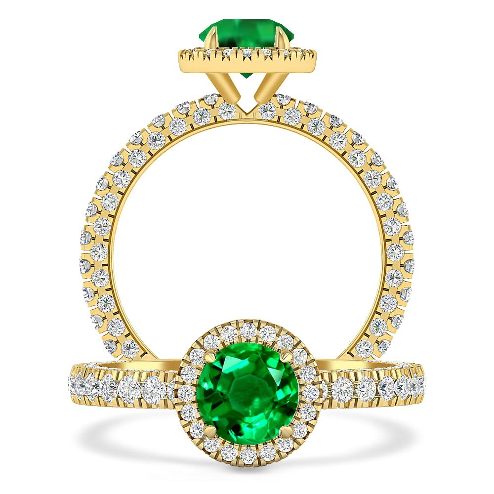 Yellow Gold - Emerald