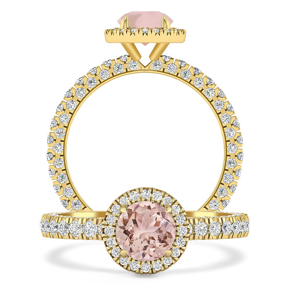 Yellow Gold - Morganite