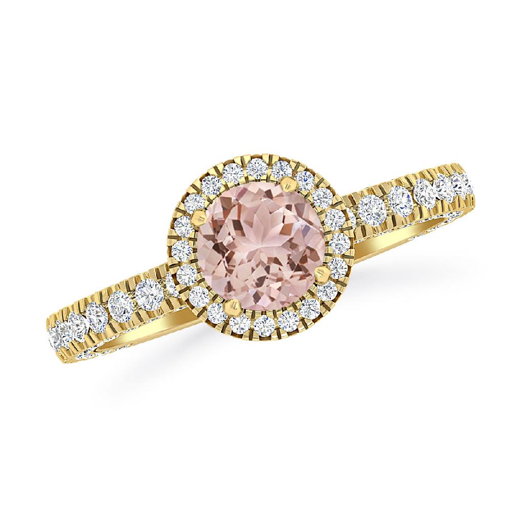 Yellow Gold - Morganite