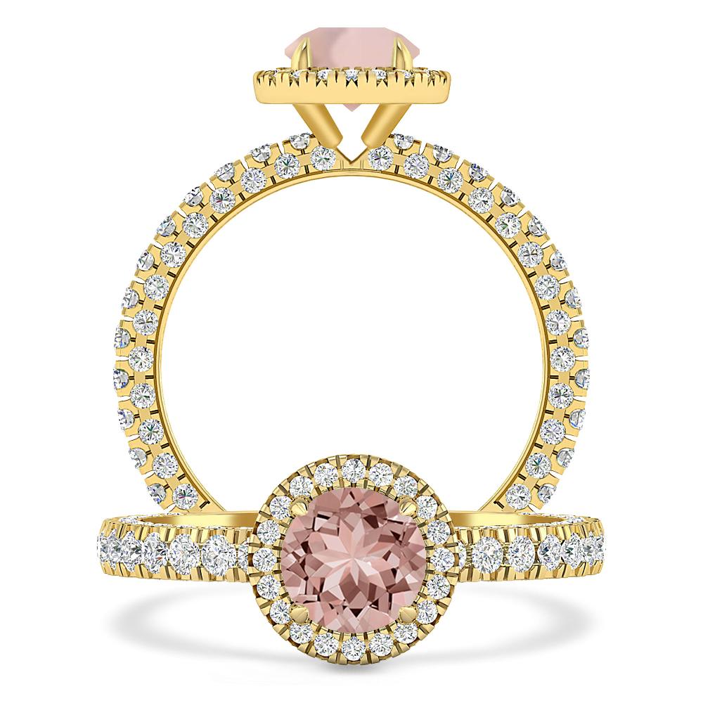 Yellow Gold - Morganite