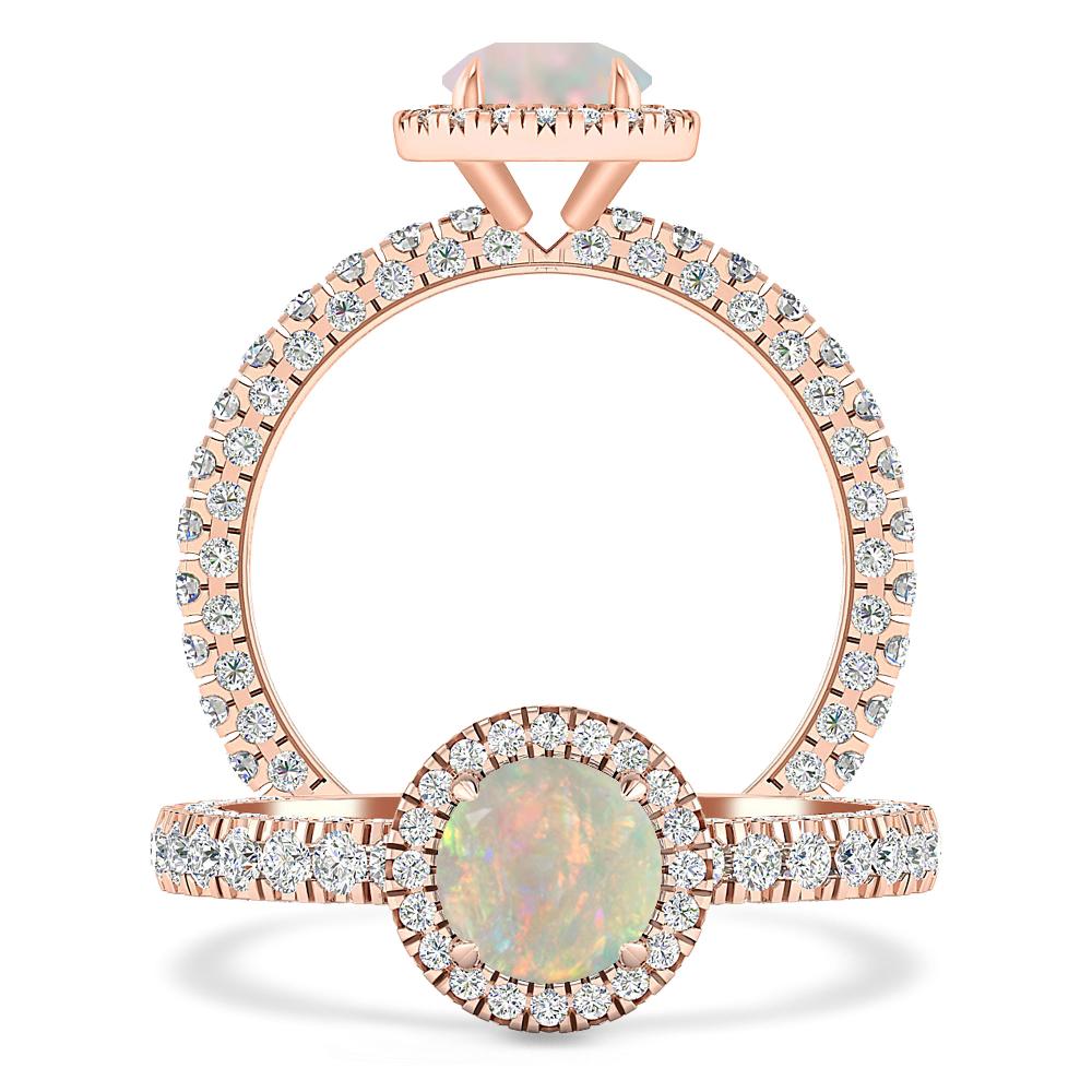 Rose Gold - Opal