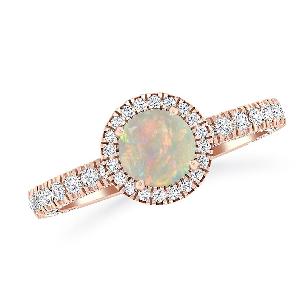 Rose Gold - Opal