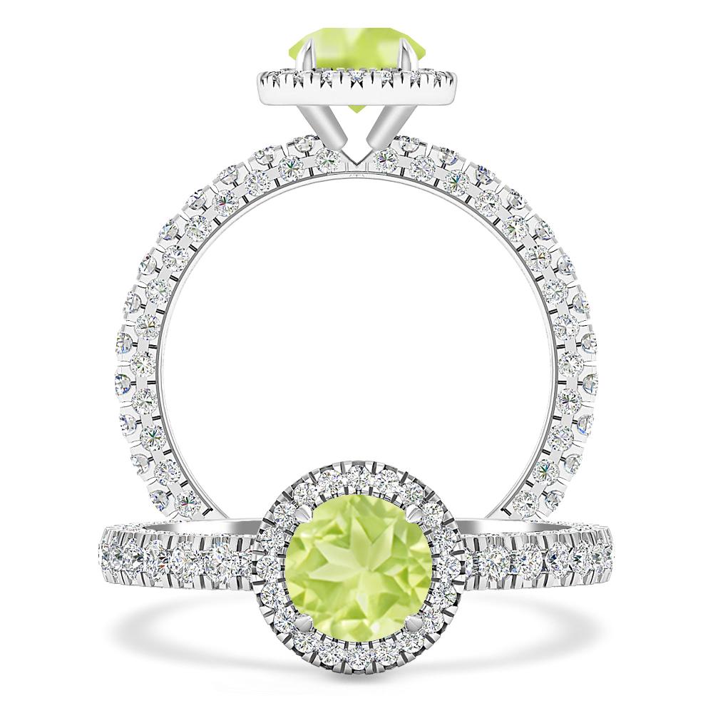 White Gold - Peridot