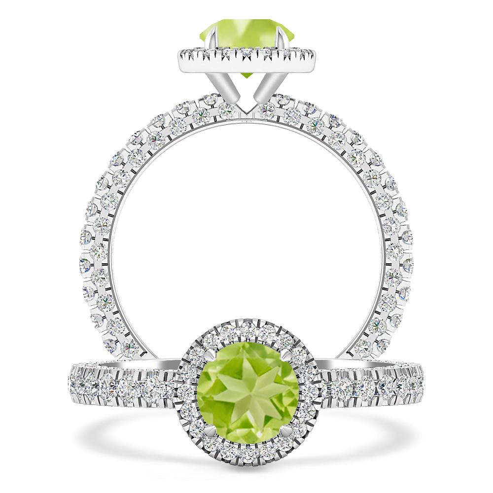 White Gold - Peridot