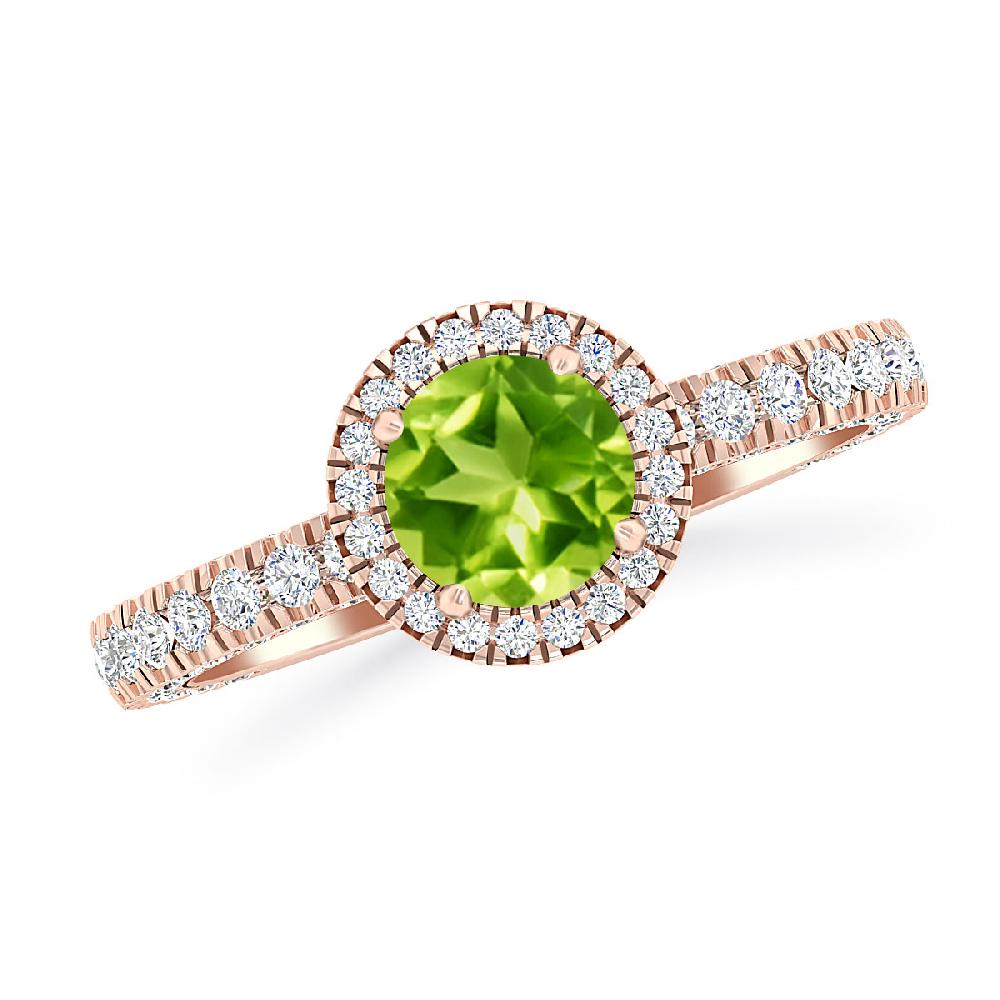 Rose Gold - Peridot