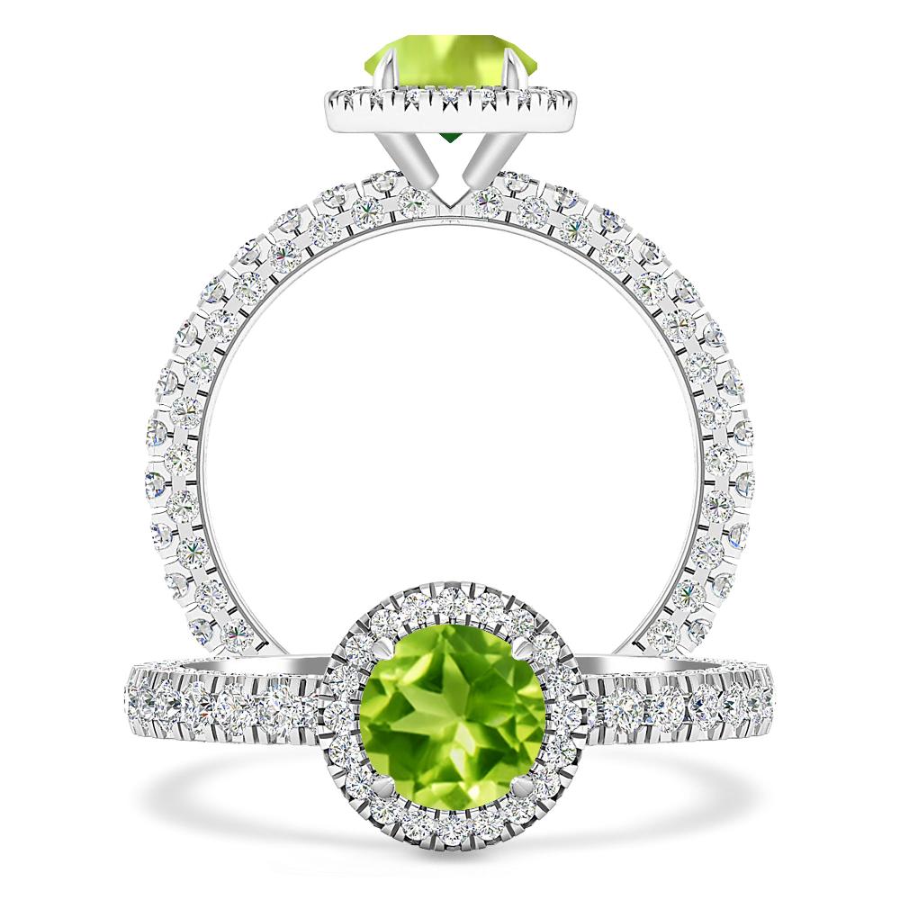 White Gold - Peridot