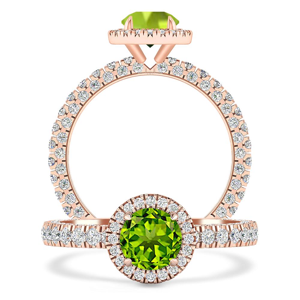 Rose Gold - Peridot