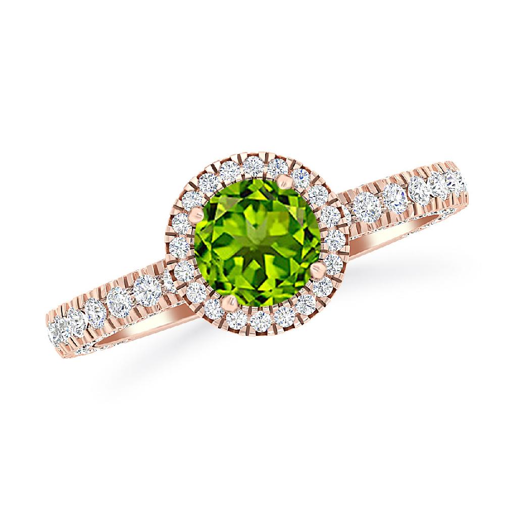 Rose Gold - Peridot