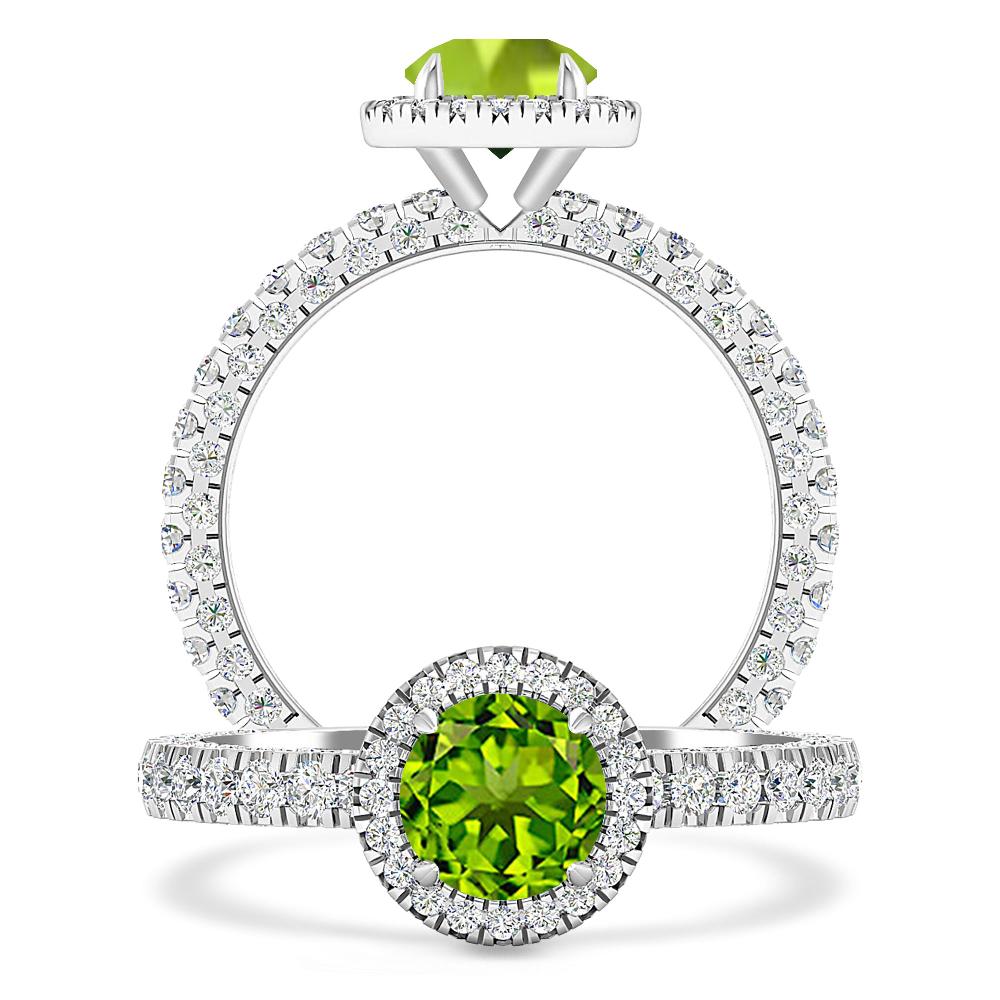 White Gold - Peridot