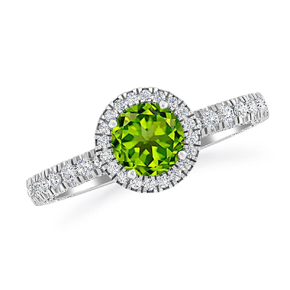 White Gold - Peridot